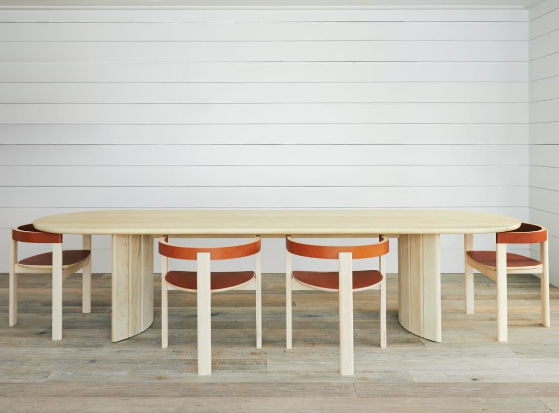 Modern Gibbous Dining Table by Jude Di Leo For Sale