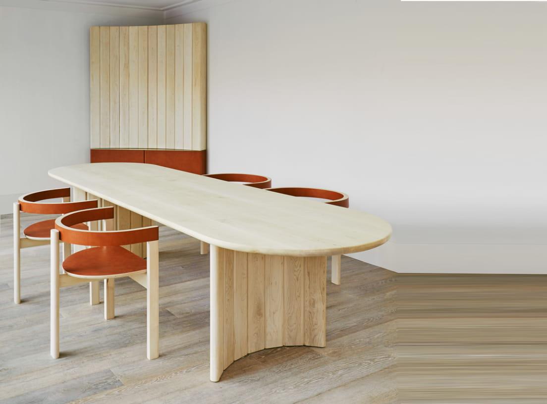 Modern Gibbous Dining Table by Jude Heslin Di Leo