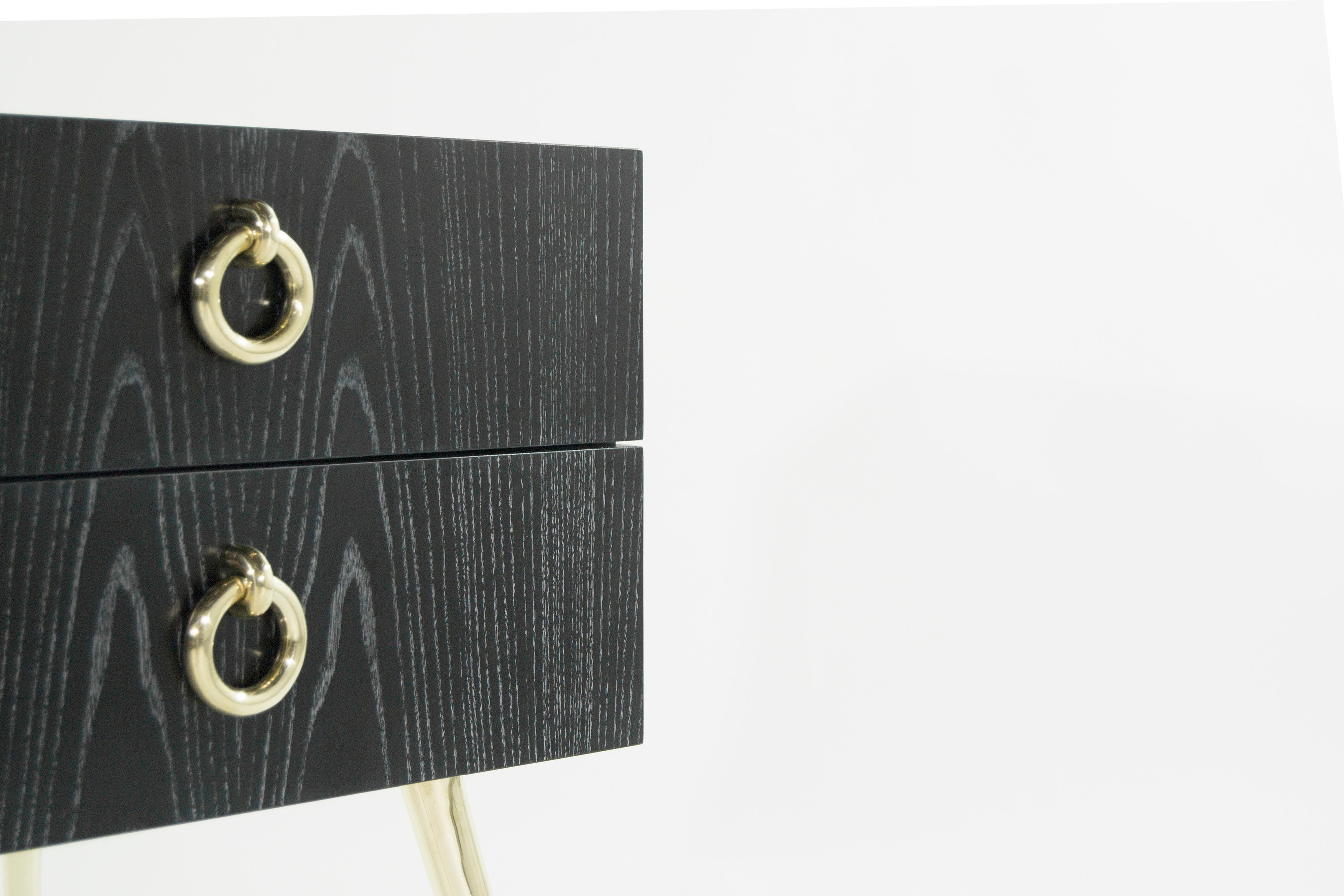 Gibby Collection End Tables in Limed Oak 1