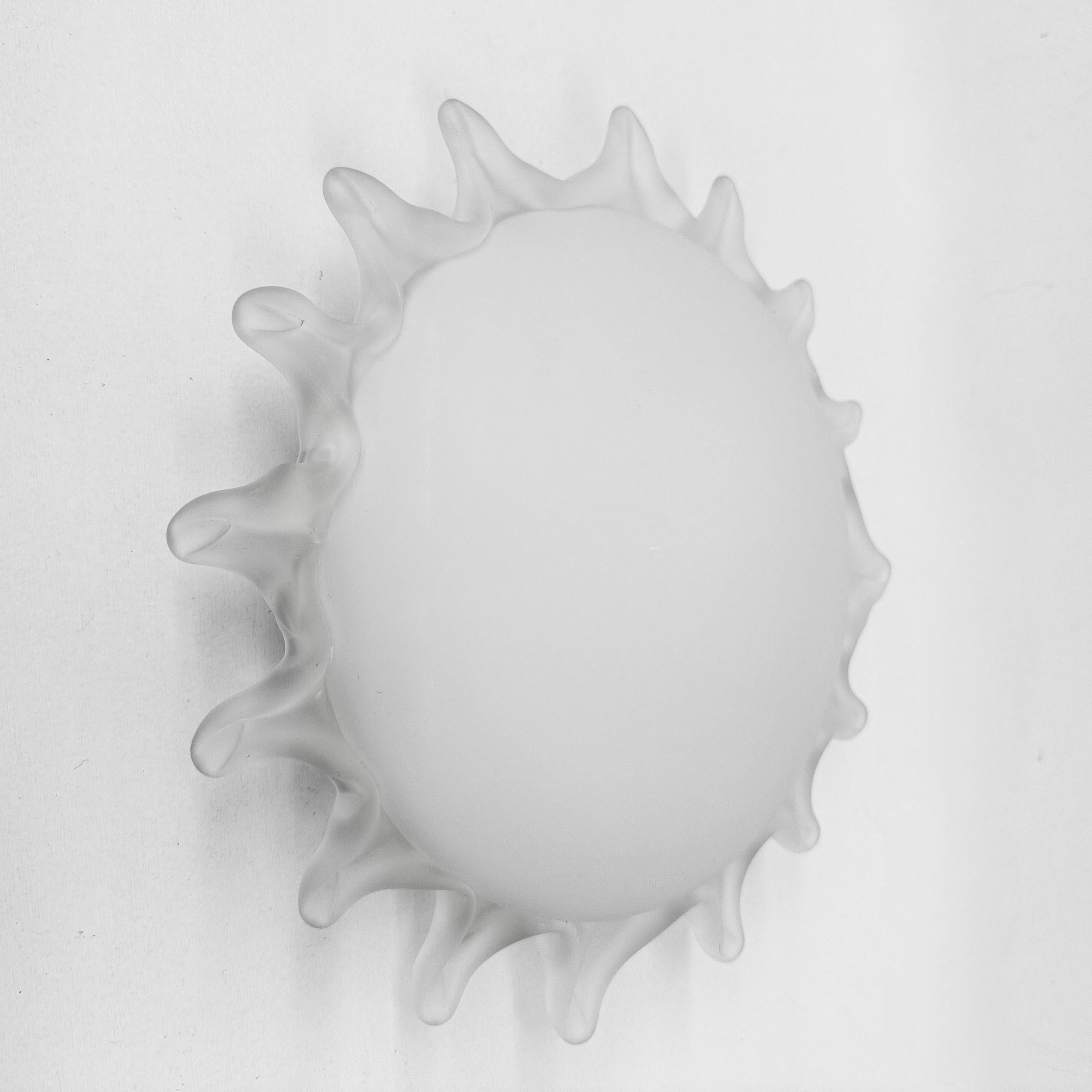 Applique italienne en verre de Murano soleil , 1970 en vente 8