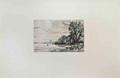 En Italie - Gravure de Giberto Borroméo - années 1870