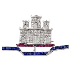 Gibraltar Brooch presented to Lady Mary Monro