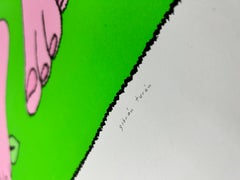 "El encanto es una laguna" contemporary screen print pop