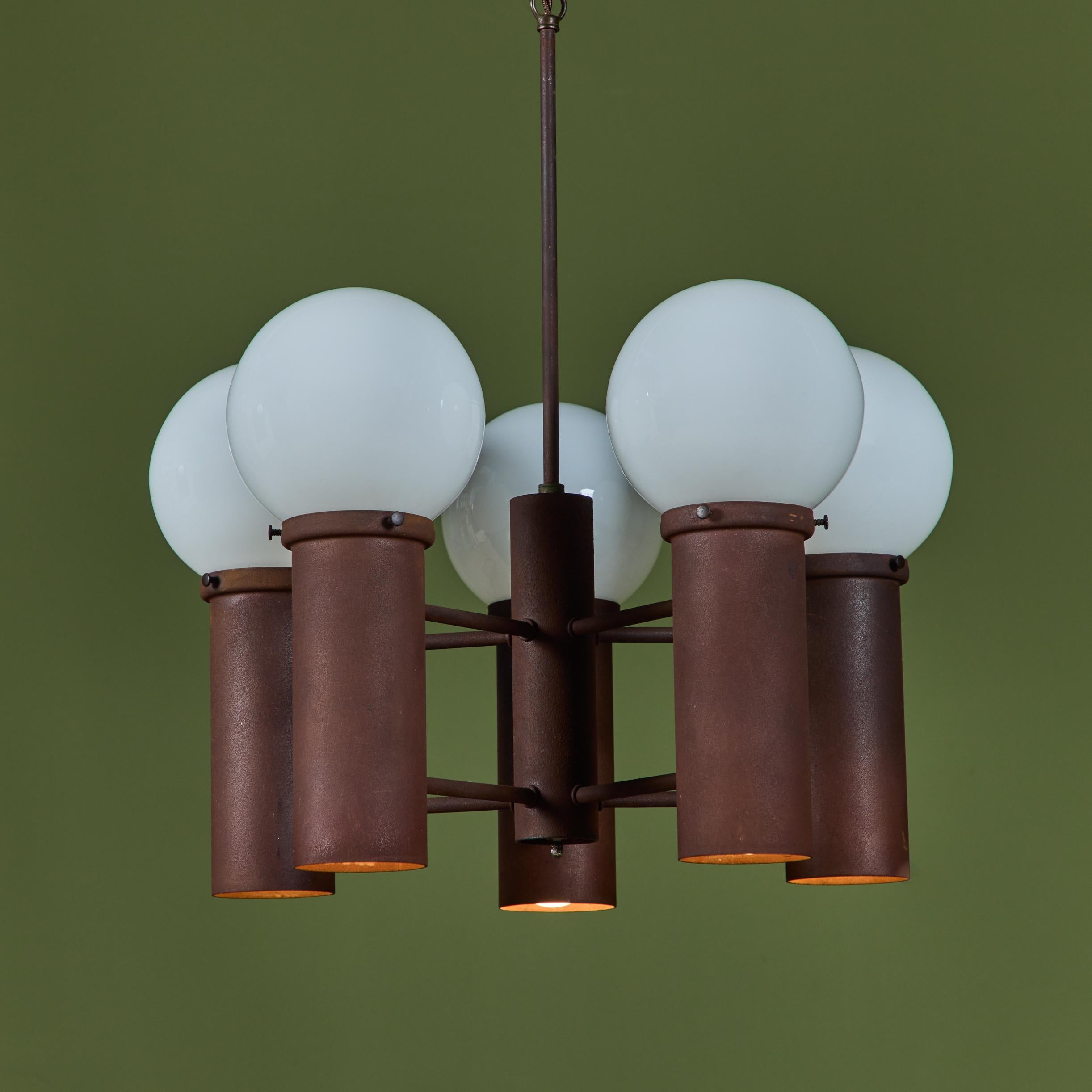 Vetro Lampadario Gibson di Stuart Barnes per Robert Long Lighting in vendita