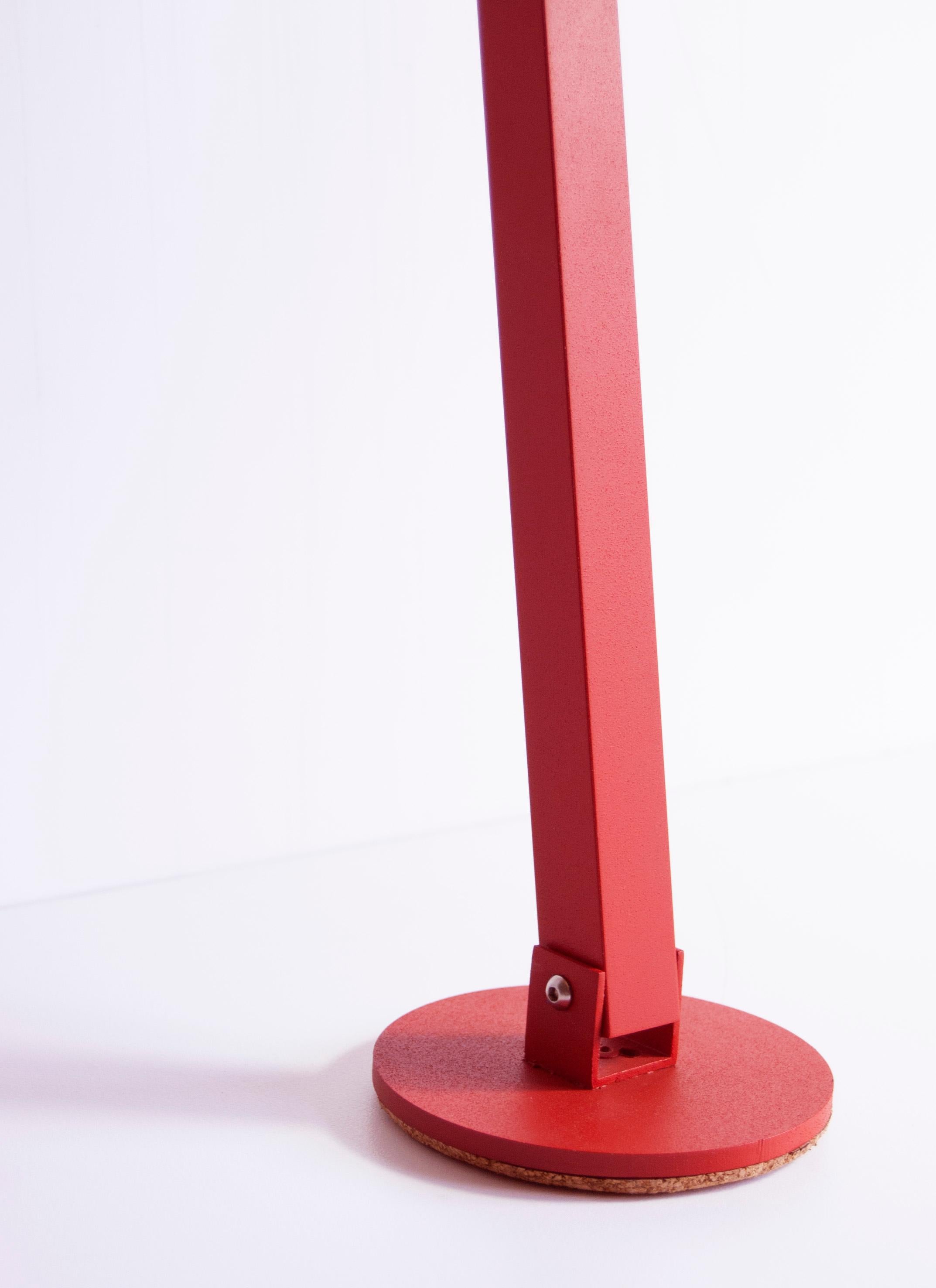 Hand-Crafted Gica Contra Floor Lamp Hand Made Minimalist Italian Design by Tommaso Cristofaro For Sale