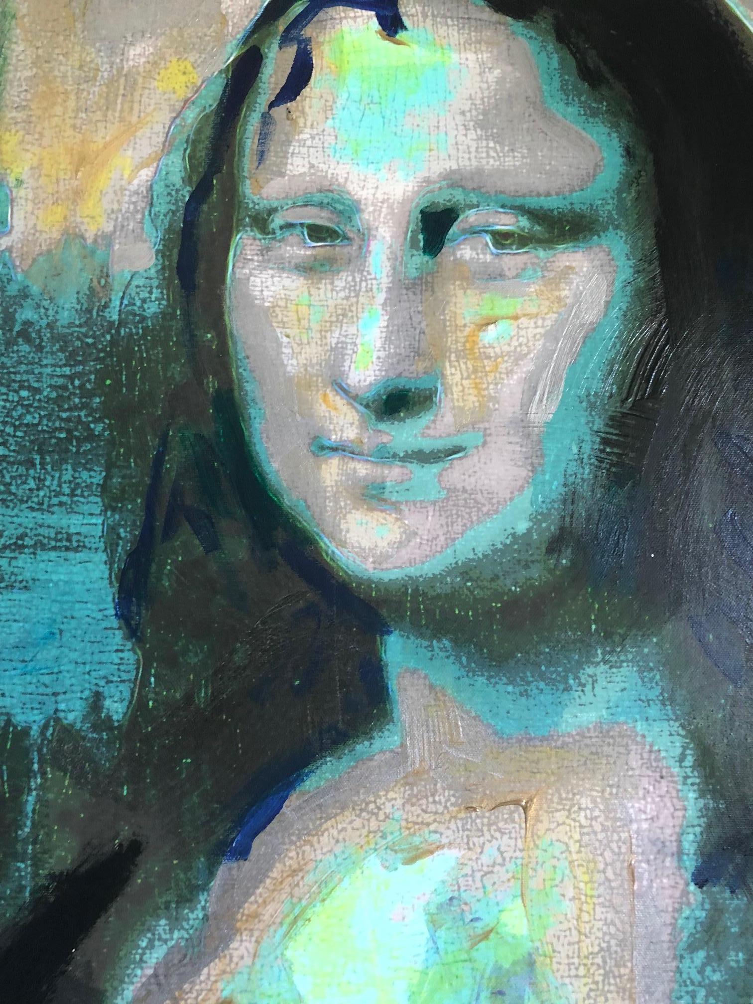 Giclee Painting of the Mona Lisa 4