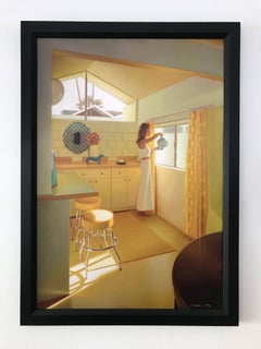 Giclee Print by Listed Artist Carrie Graber Palm Springs Modern Architecture