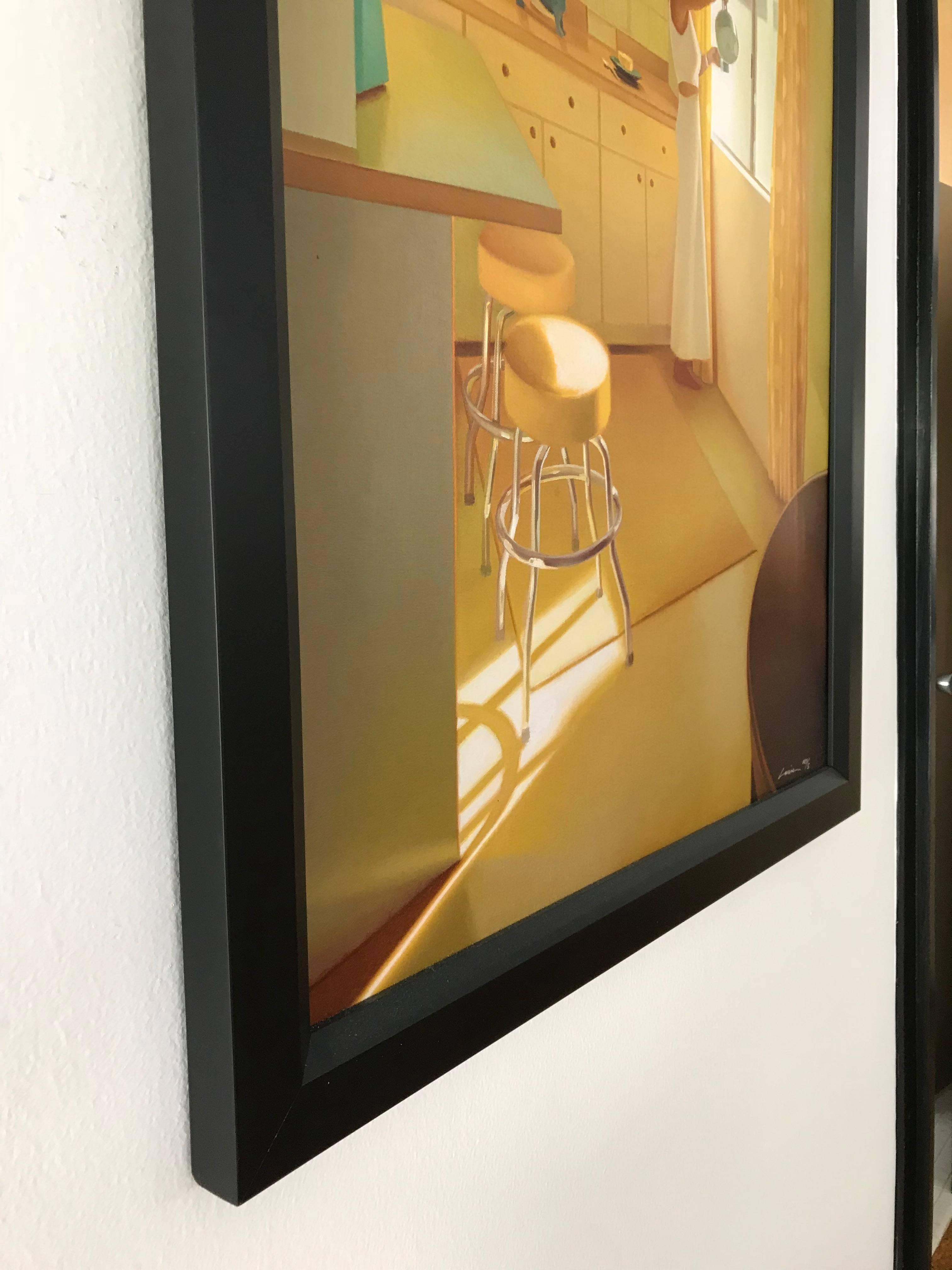 Mid-Century Modern Giclee Print by Listed Artist Carrie Graber Palm Springs Modern Architecture