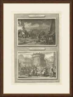 Gideon Defeats the Midianites and the Death of Abimelech, Mortier circa 1700
