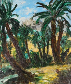 Gideon Kolb (1913-1984) - Austrian School 1969 Oil, The Oasis