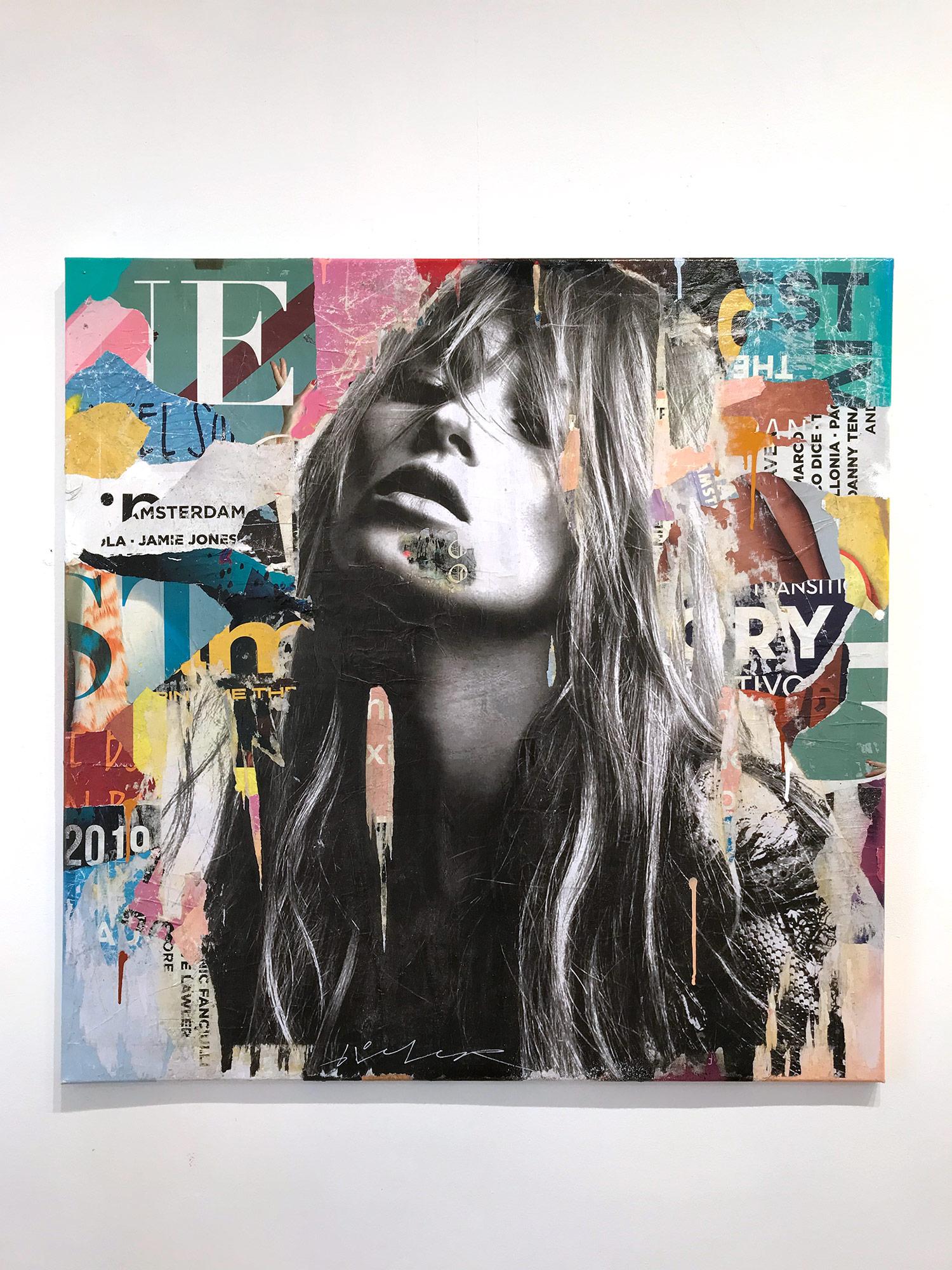 It's a Sin to Be Tired, Pop Art Portrait of Kate Moss 10