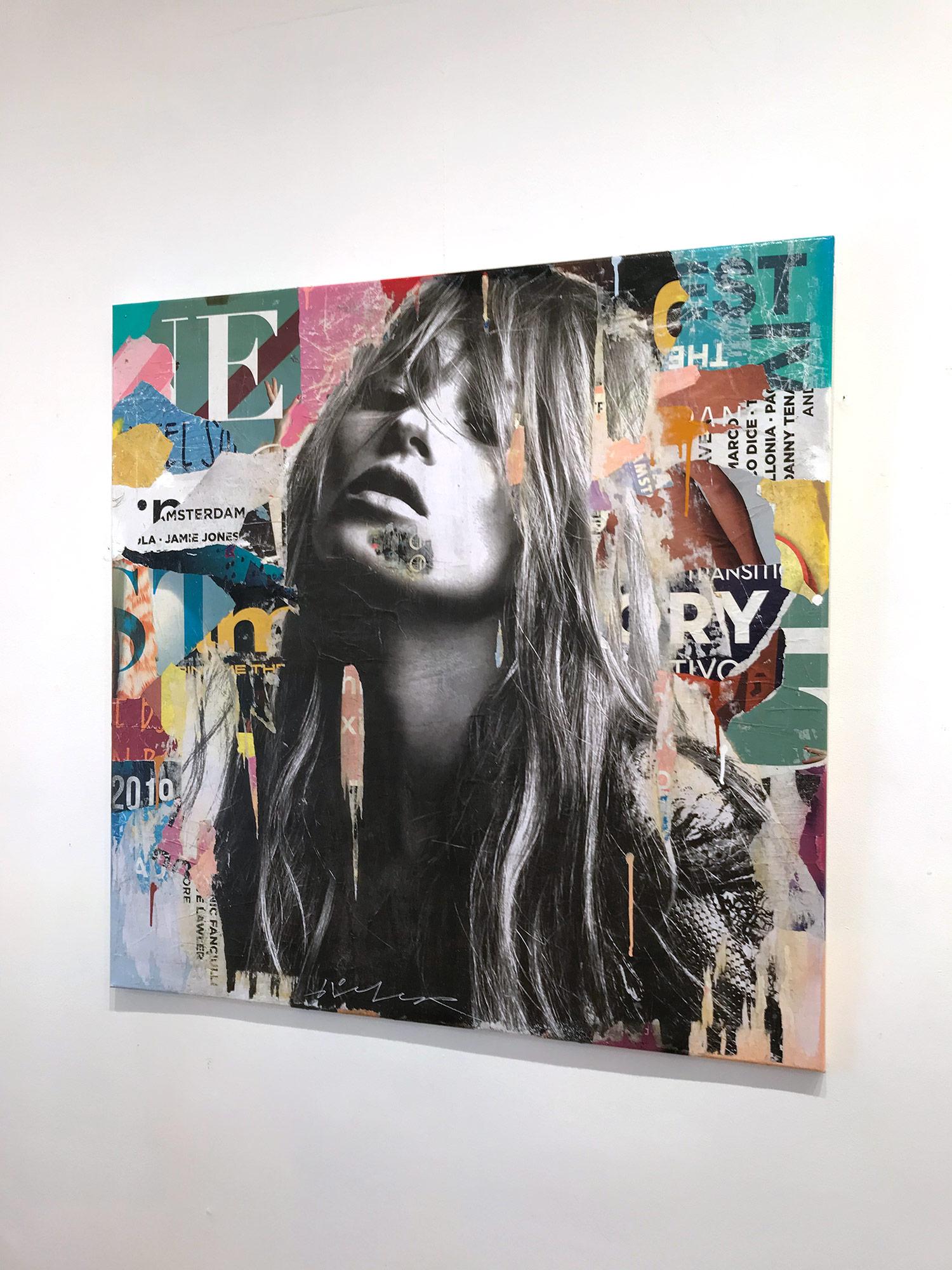 It's a Sin to Be Tired, Pop Art Portrait of Kate Moss 11