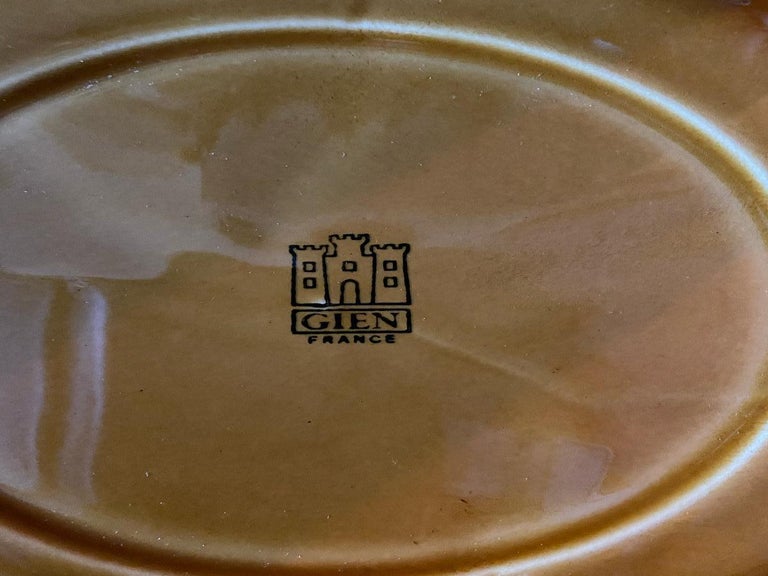 Gien Fondue Plates Set of Four For Sale at 1stDibs