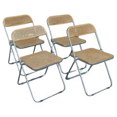 Giencarlo Piretti Folding Chair Plia Set of Four For Castelli 1967