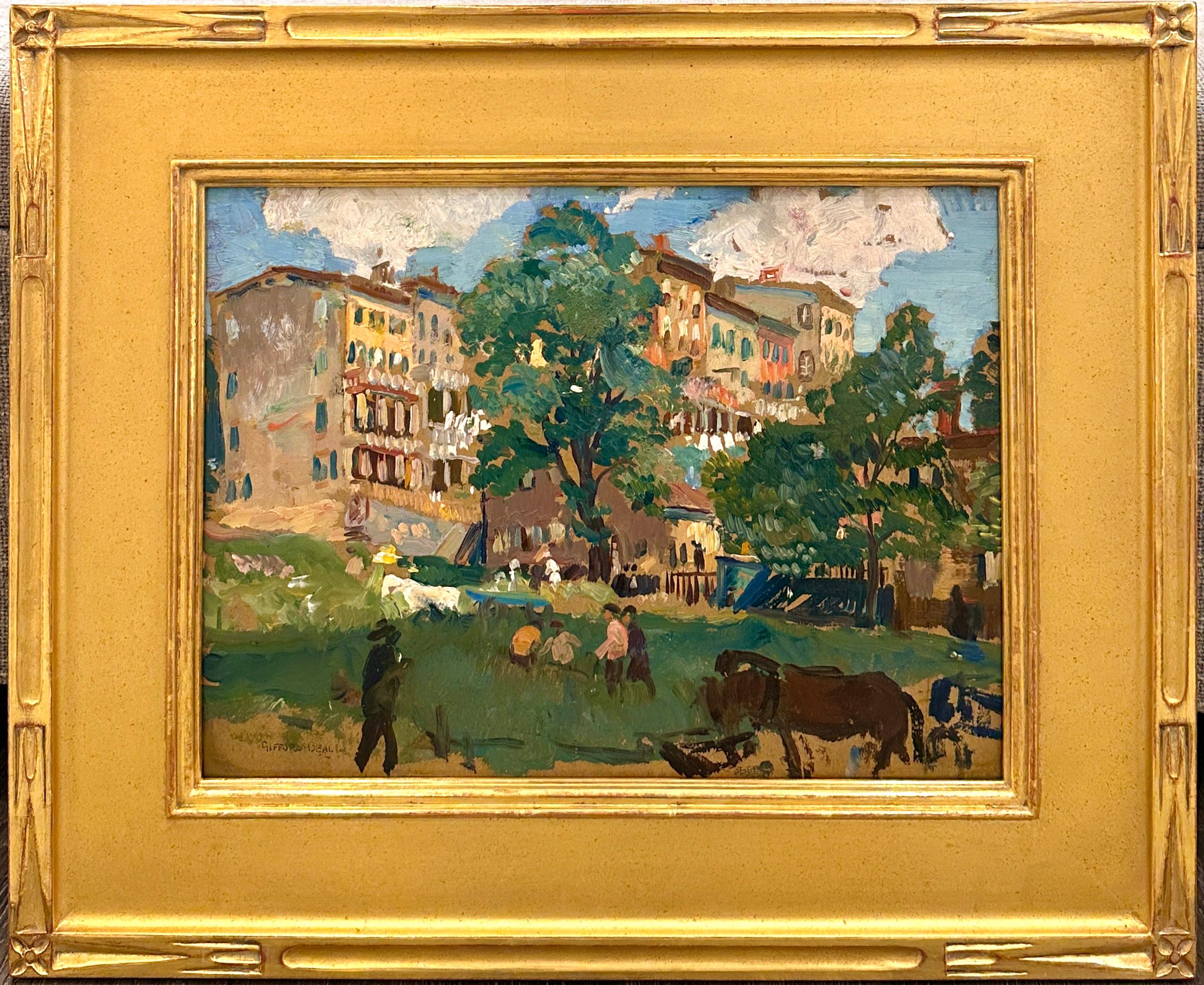 Gifford Beal wusste schon immer, dass er malen wollte. Im Alter von 12 Jahren begann er sein Studium bei William Merritt Chase in New York City und während der Sommermonate an Chase's School in Long Island. Beal setzte seine Arbeit mit Chase fort,