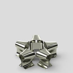 Geschenk Bow Modular Seating Sculptural Contemporary 'Silver'