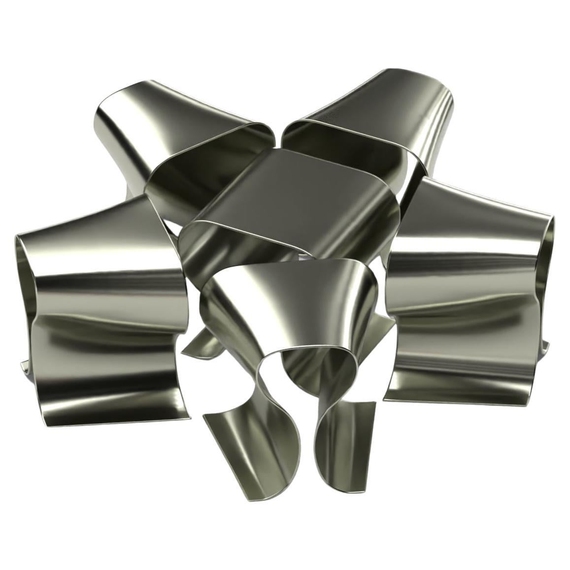 Geschenk Bow Modular Seating Sculptural Contemporary 
Silver
