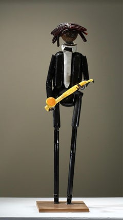 Gift Sculpture One of a Kind Modern Plastic Assemblage by Jerry Ross Brrish