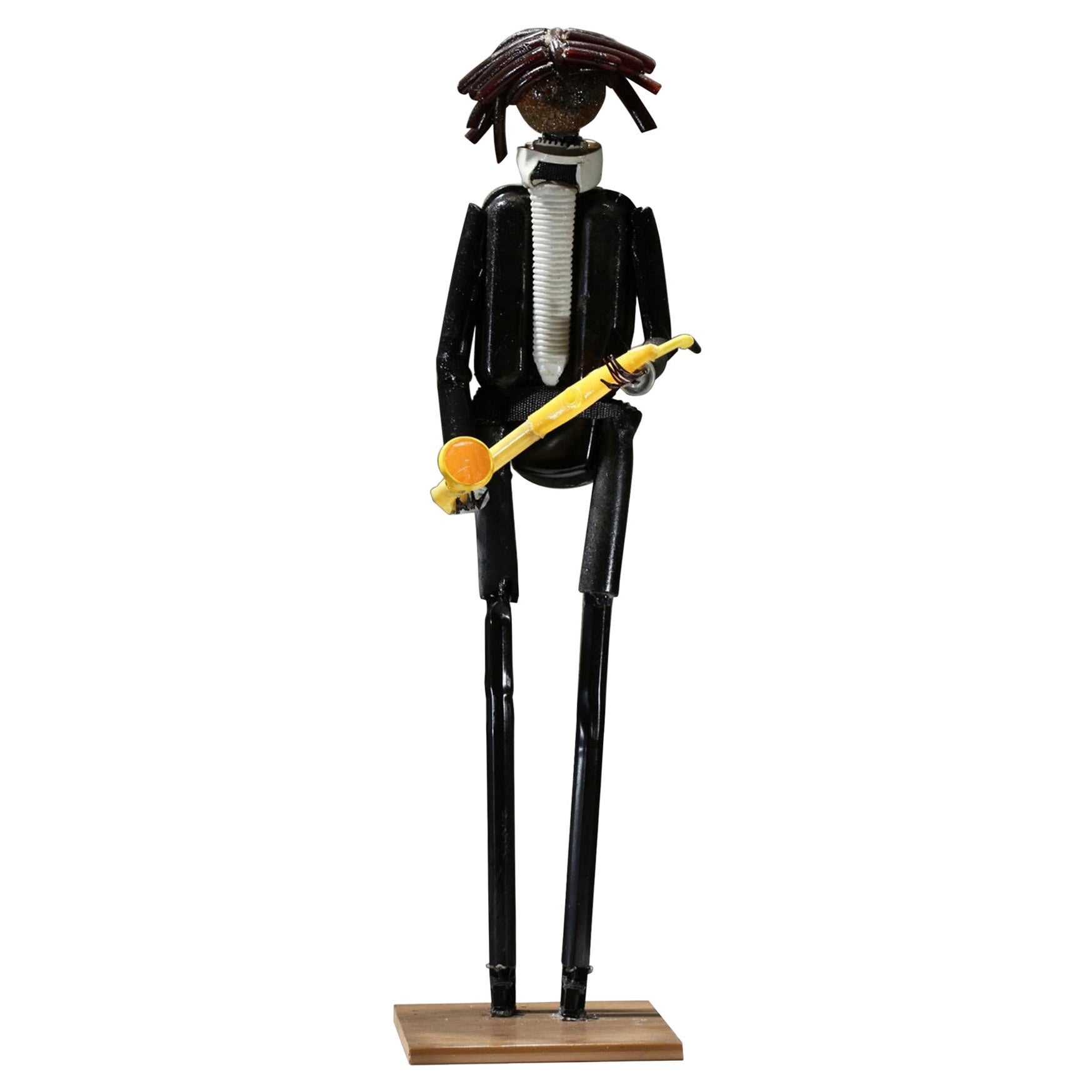 Gift Sculpture One of a Kind Modern Plastic Assemblage by Jerry Ross Brrish For Sale