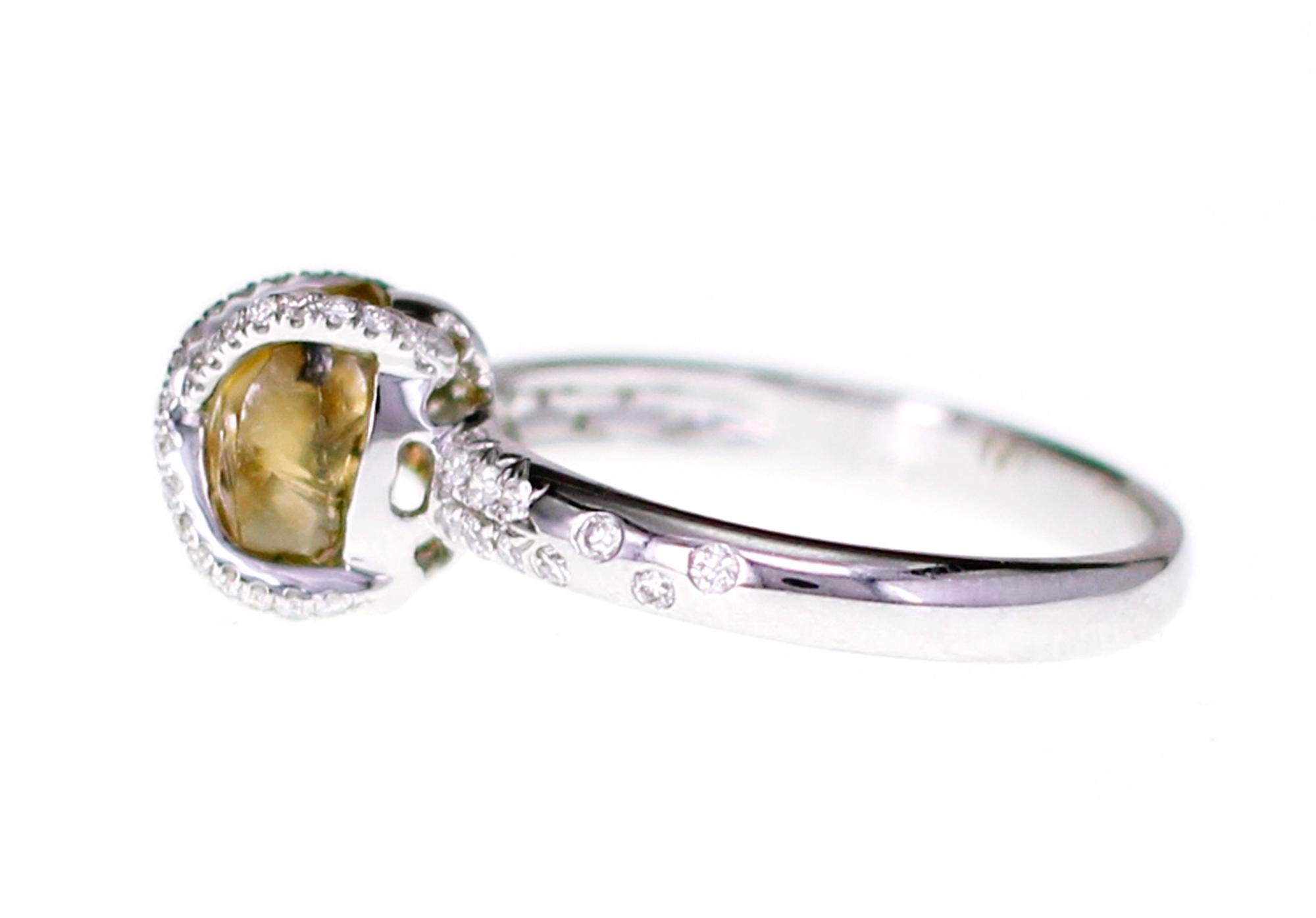 rough diamond ring