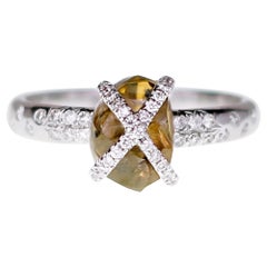 Gift Wrapped Rough Diamond Cocktail Ring