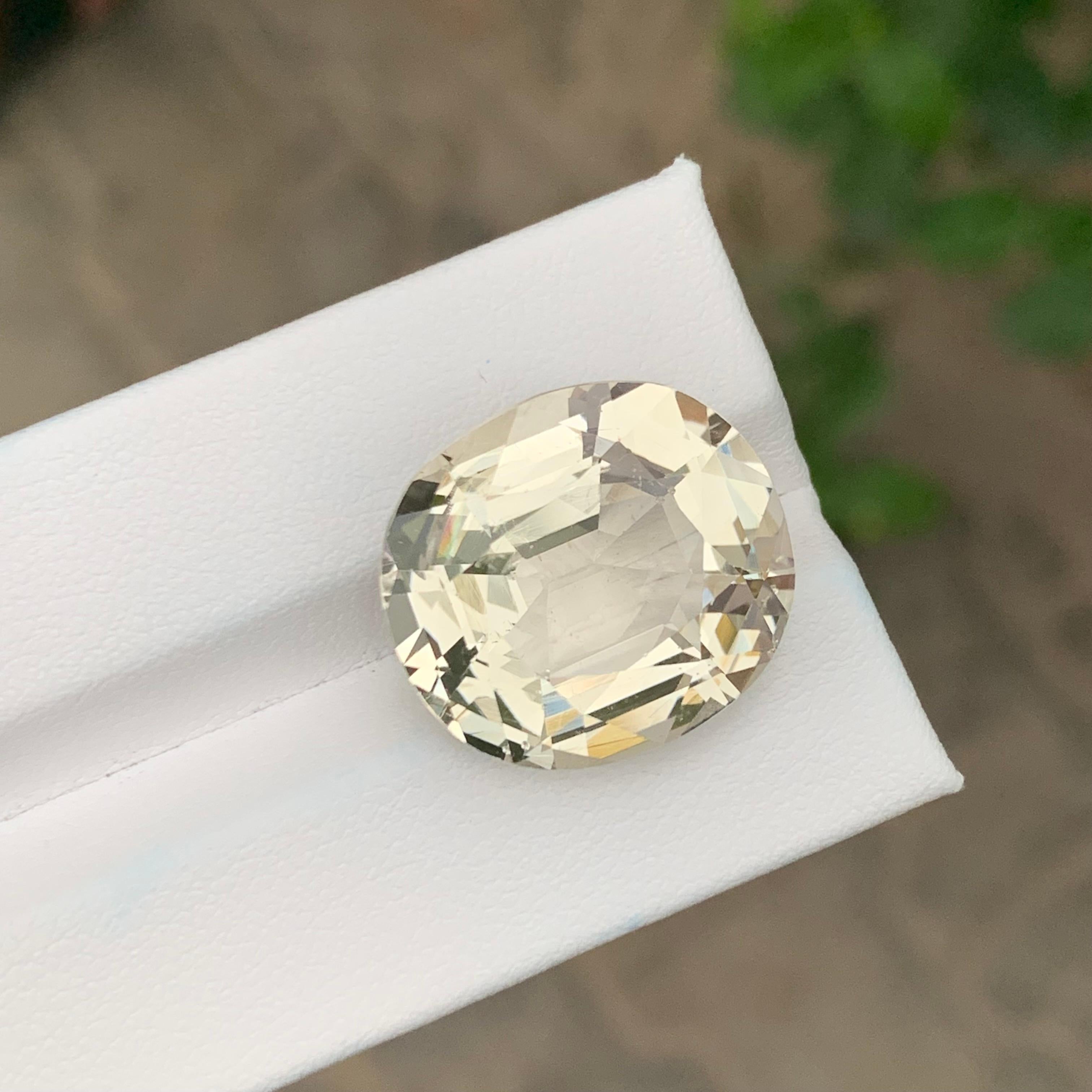 Gigantic 19.70 Carats Natural Loose Heliodor For Sale 9