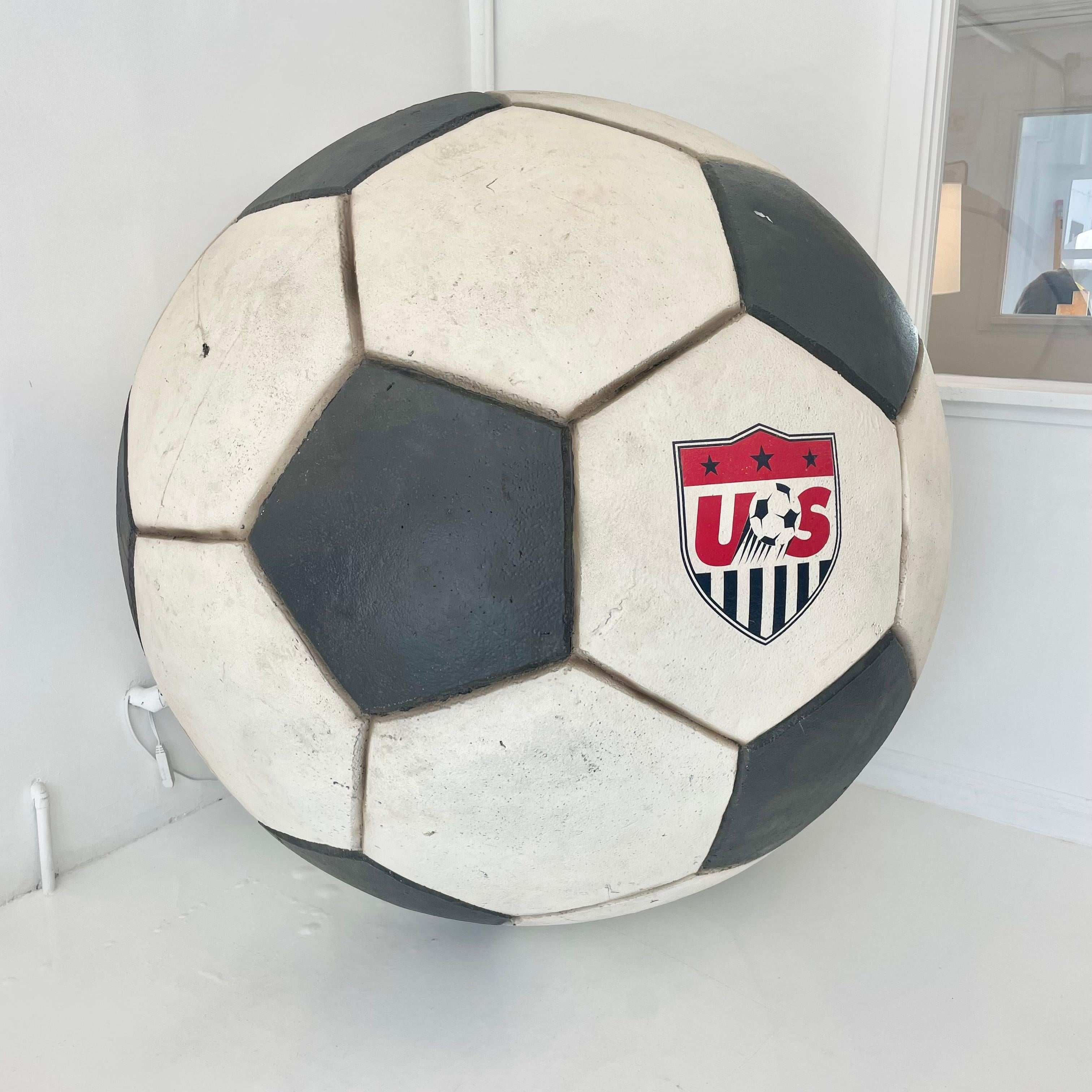 Late 20th Century Gigantic 6 Foot Soccer Ball