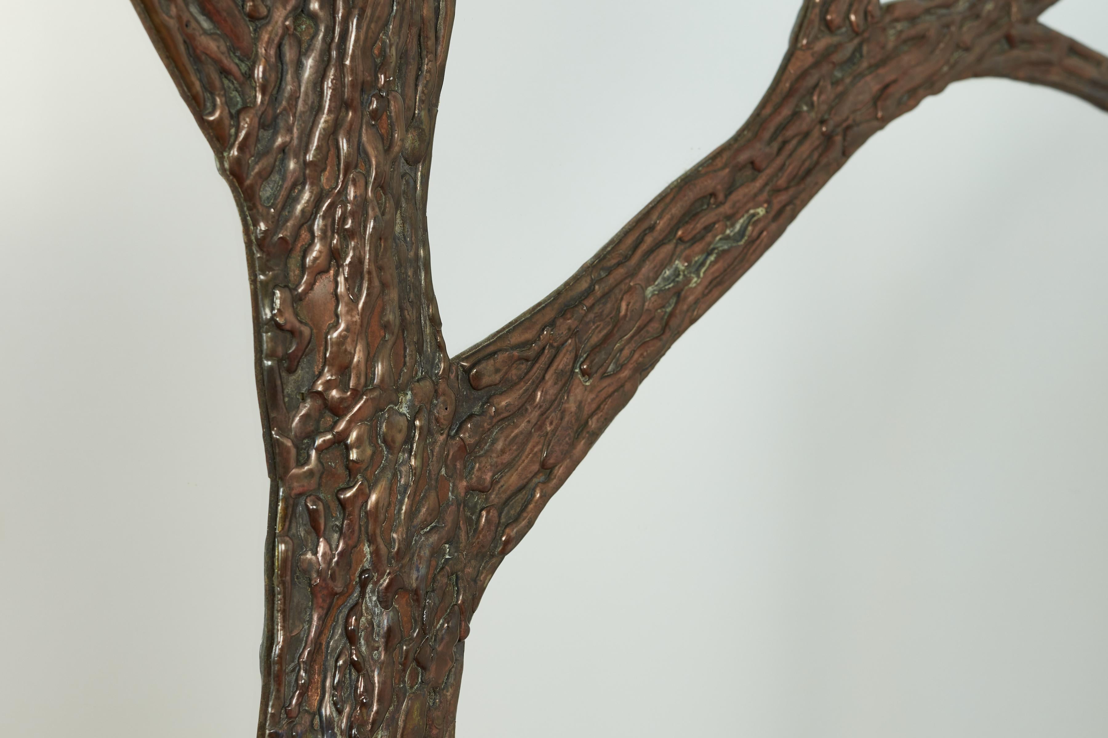 Miroir arbre géant en bronze en vente 4