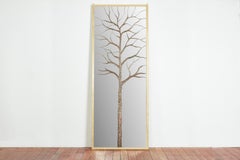Gigantic Bronze Tree Mirror