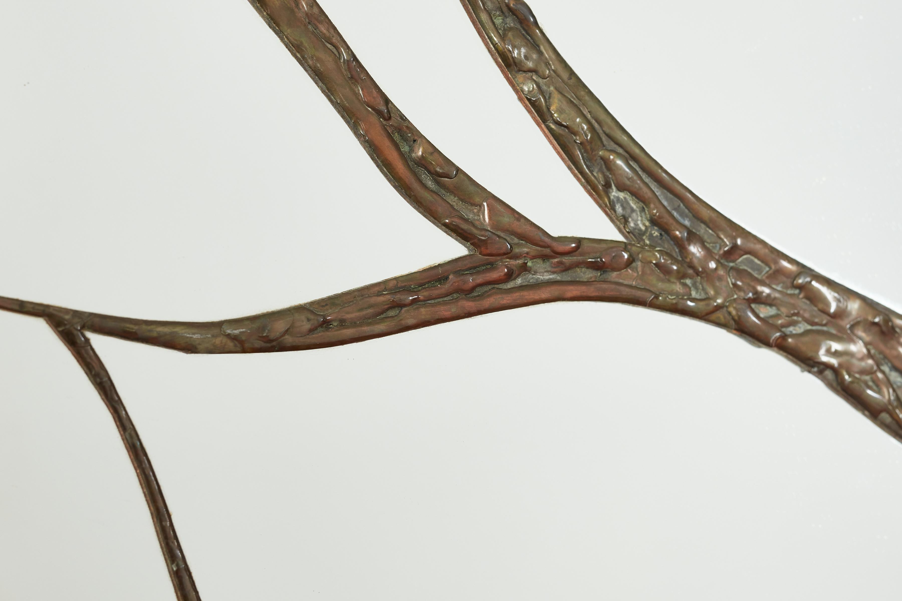 Cuivre Miroir arbre géant en bronze en vente