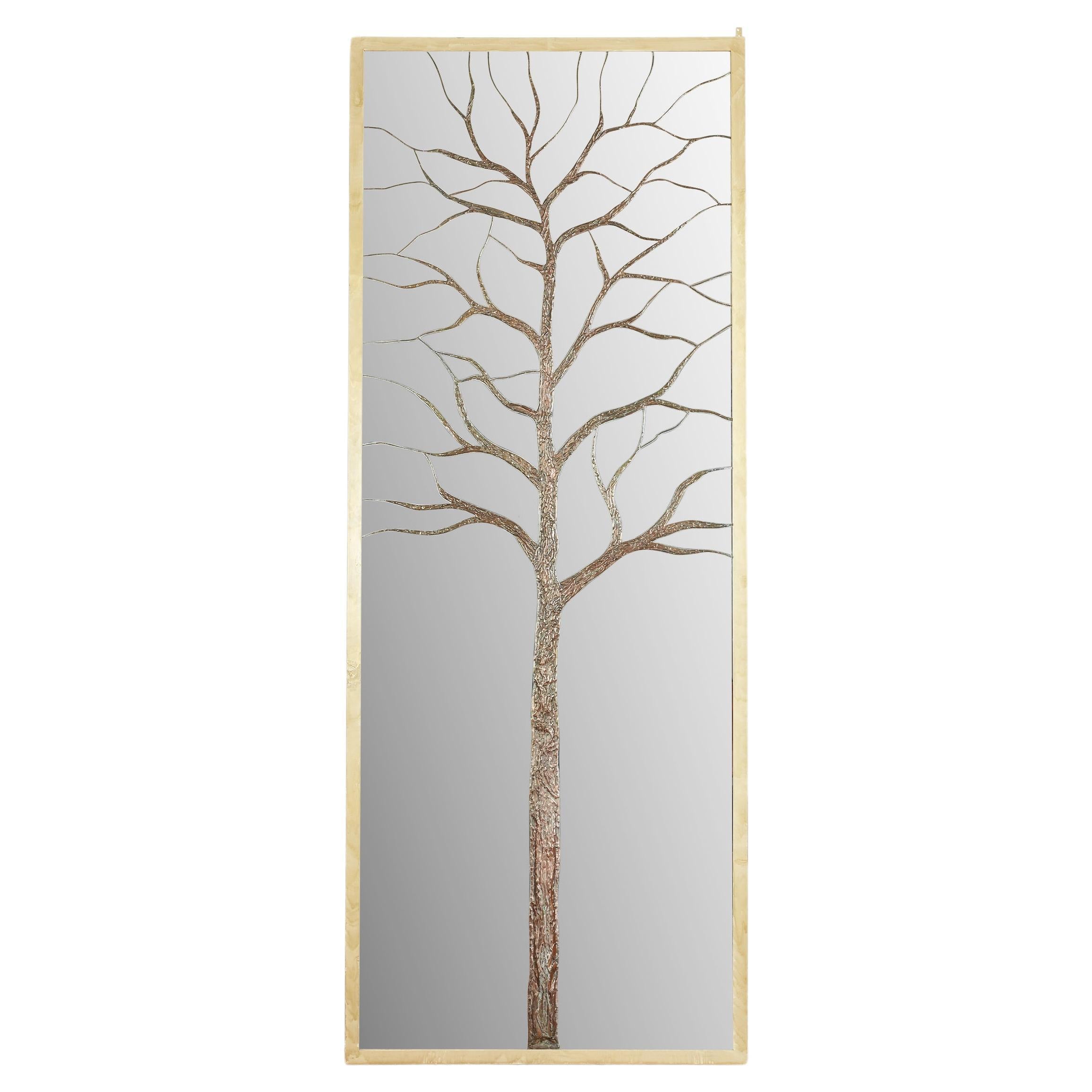 Gigantesco specchio ad albero in bronzo in vendita