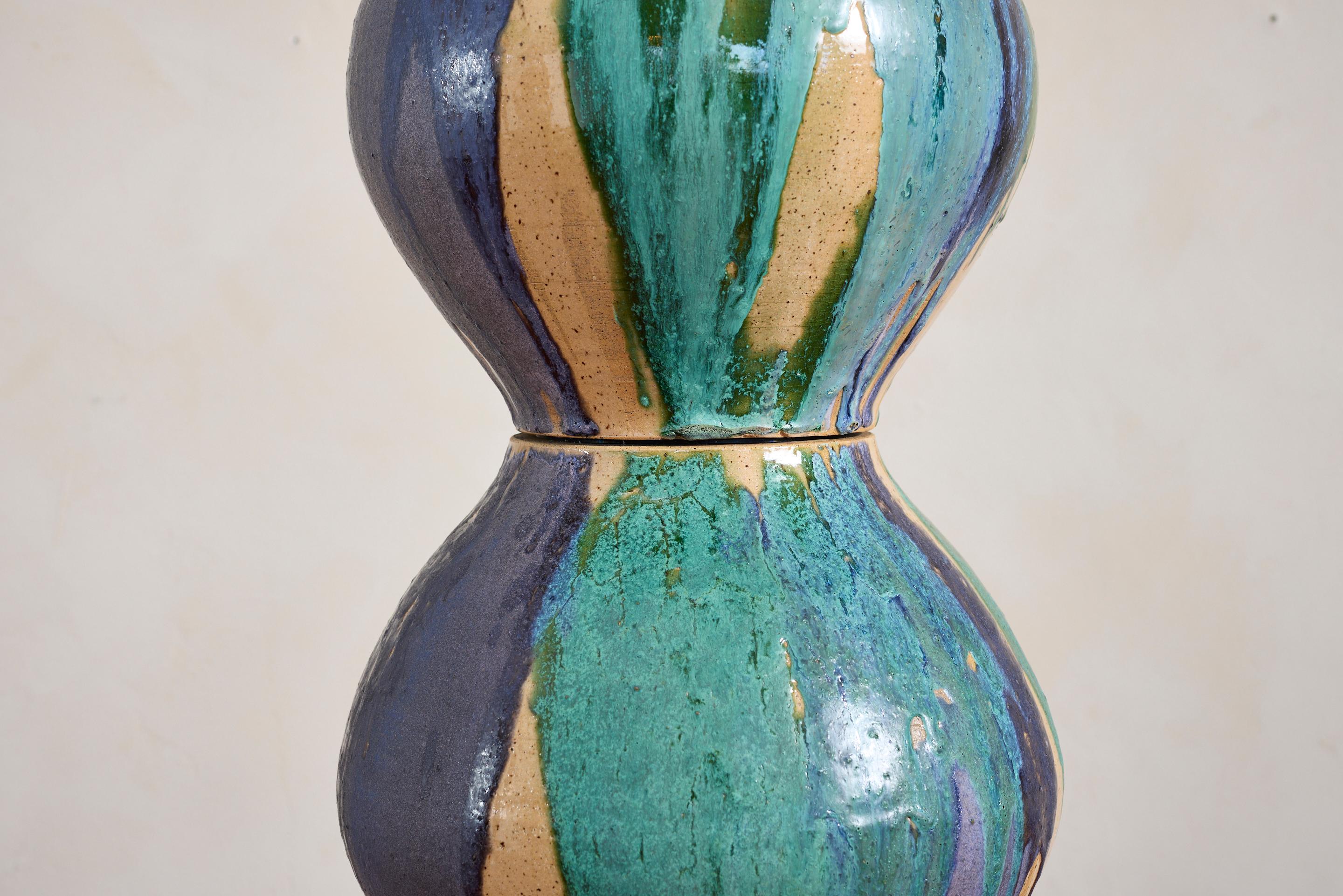 Lámpara de pie Gigantic Ceramic Totem de Alex Reed en venta 4