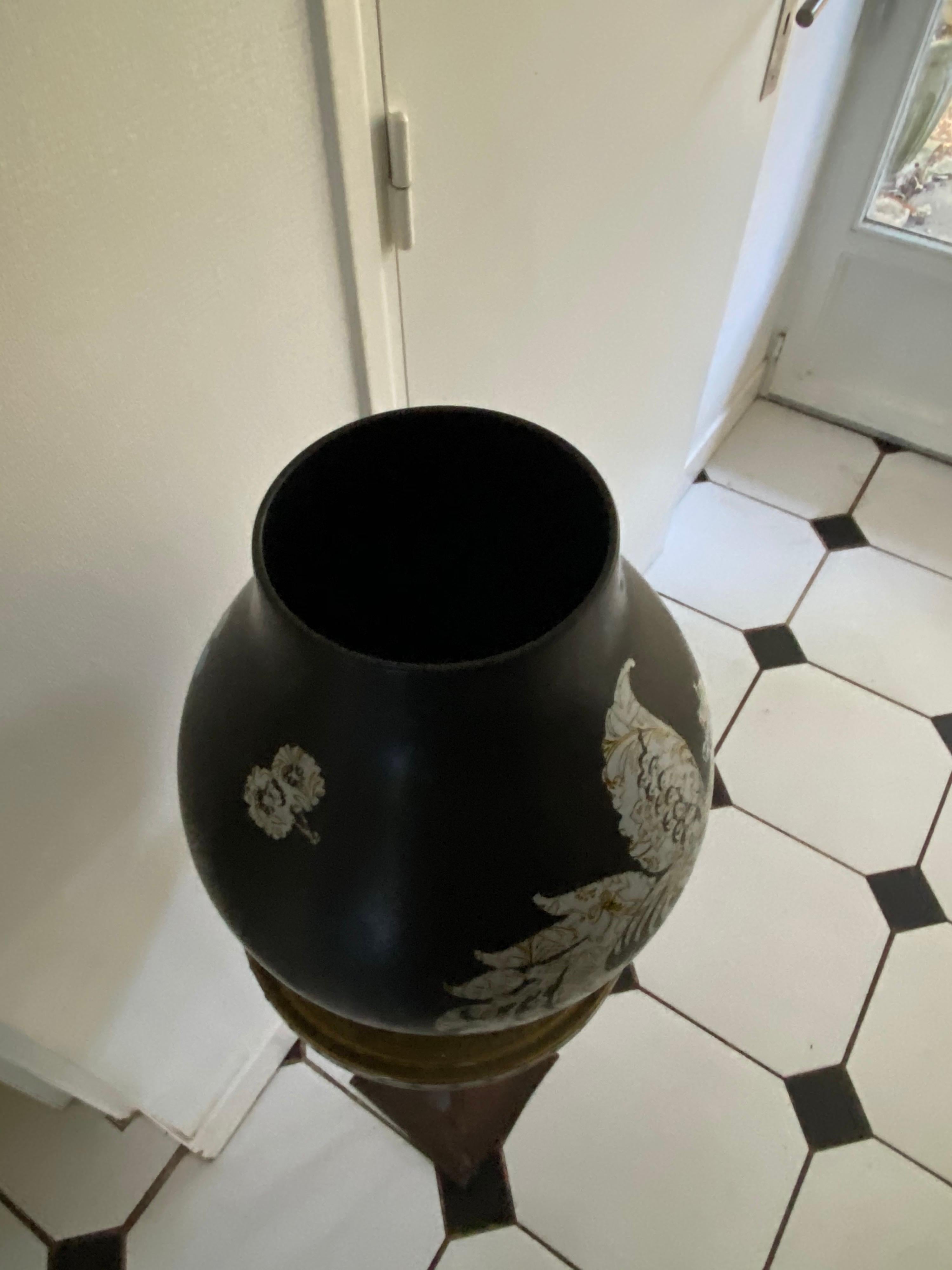 Modern Gigantic Ceramic Vase For Sale