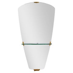 Gigantic Cristal Art Floor Mirror w/ Shelf