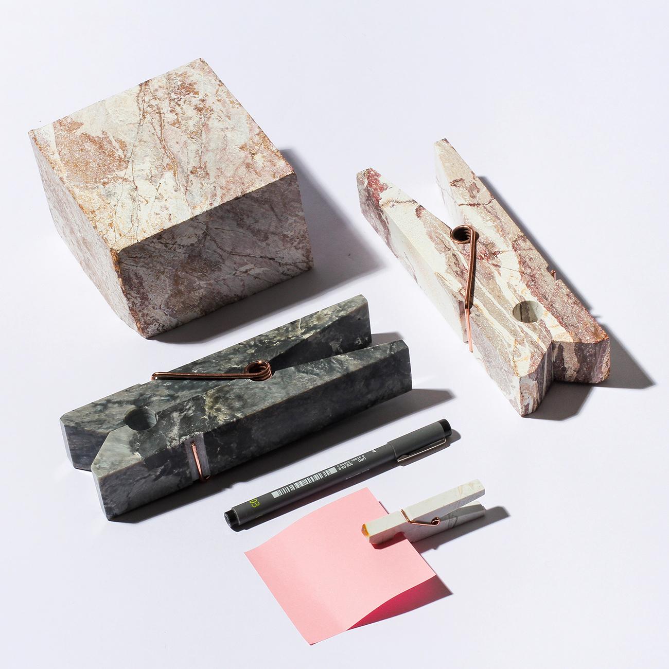 Carved Gigantic decorative gemstone Laundry Clip - XL For Sale