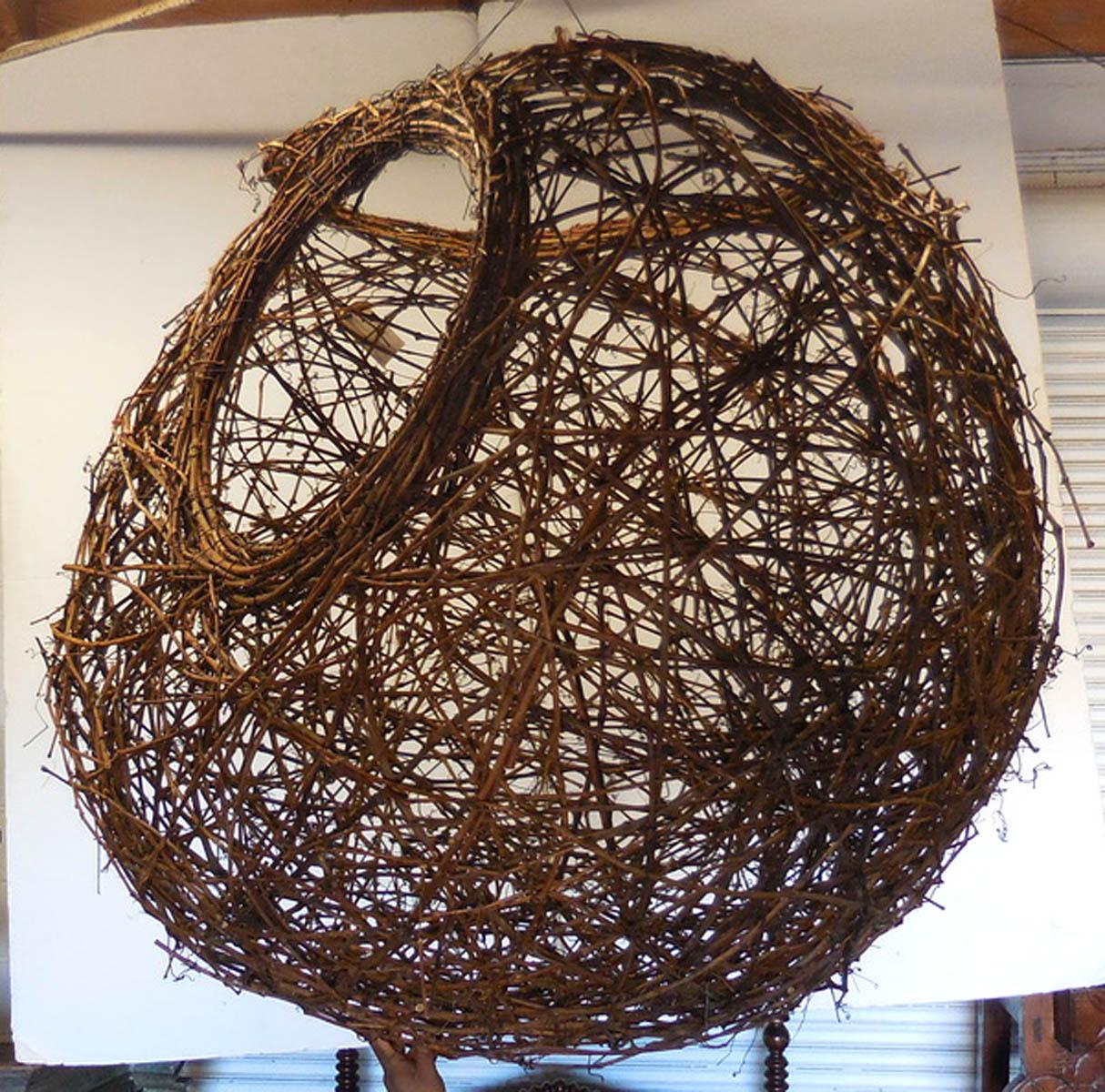 bird nest sculpture