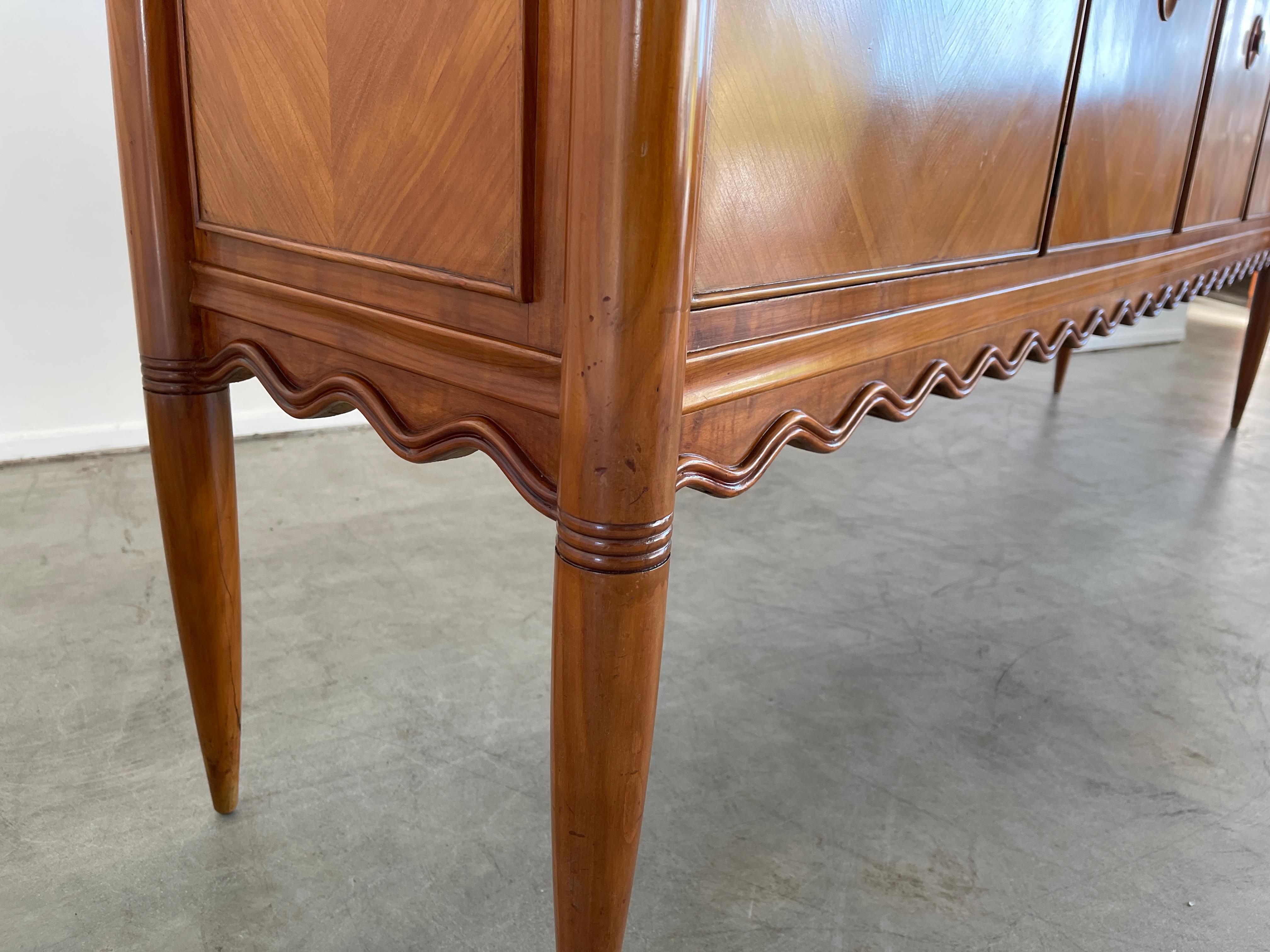 Gigantic Paolo Buffa Scalloped Cabinet 8