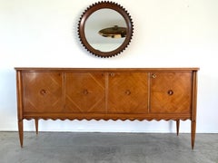 Gigantic Paolo Buffa Scalloped Cabinet
