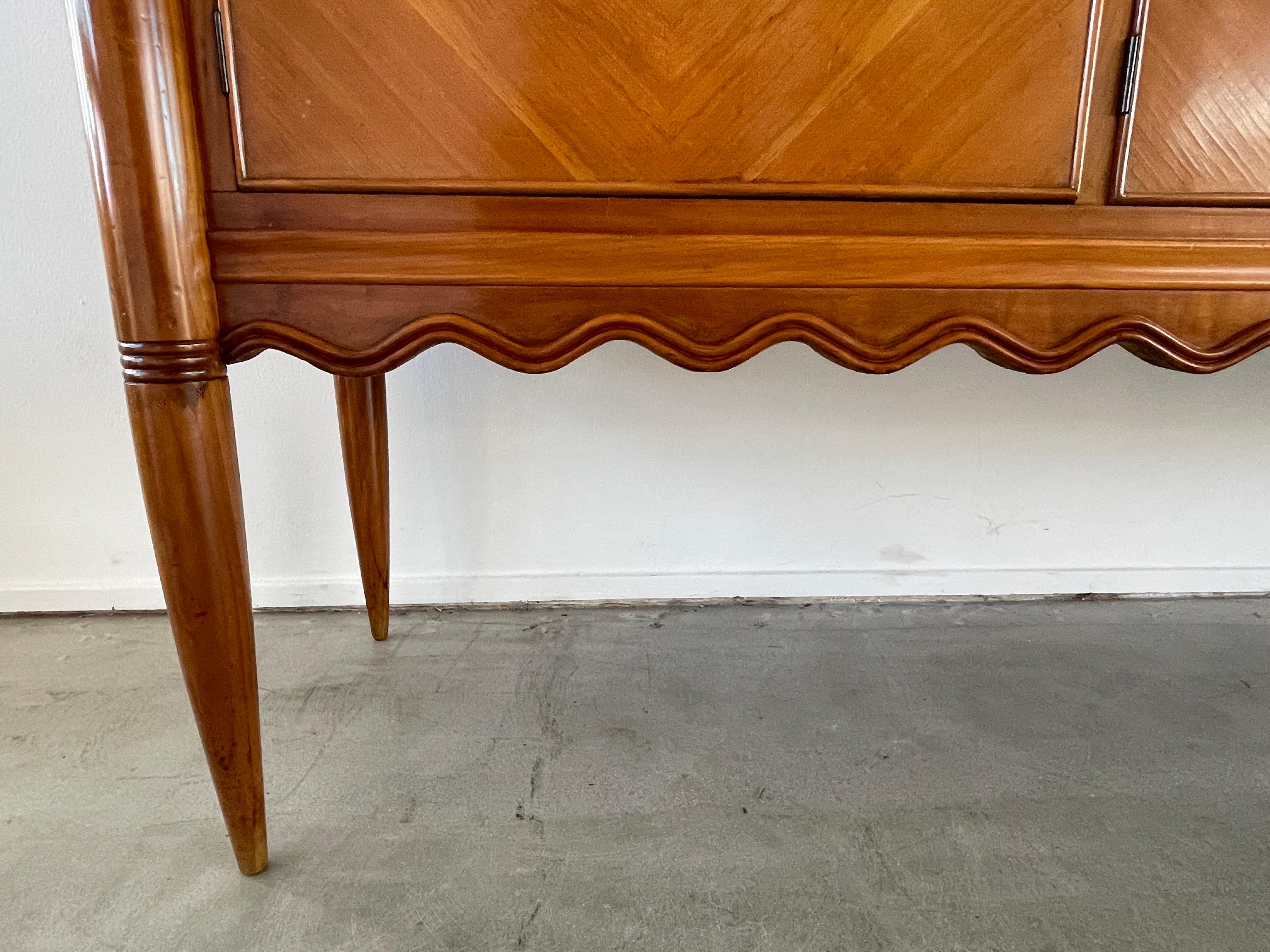 Gigantic Paolo Buffa Scalloped Cabinet 1