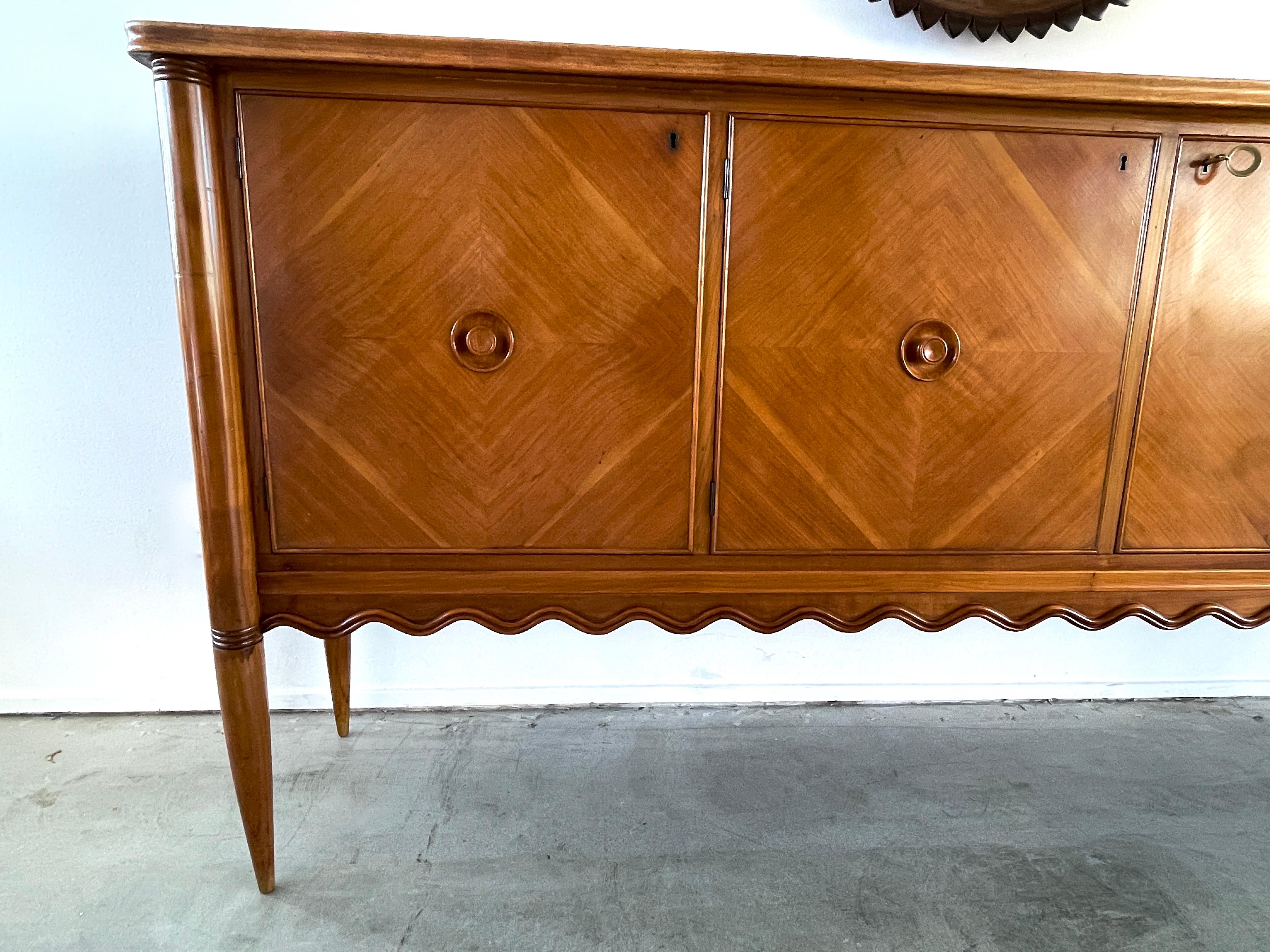 Gigantic Paolo Buffa Scalloped Cabinet 2