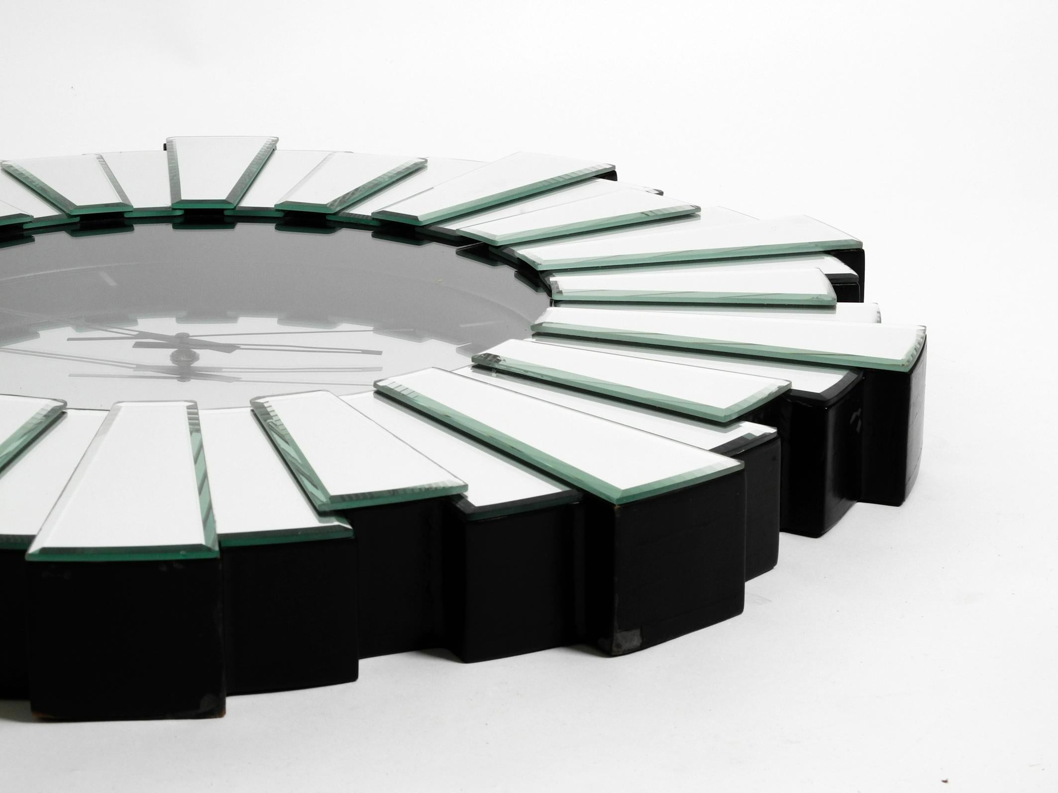 mirror clock wall