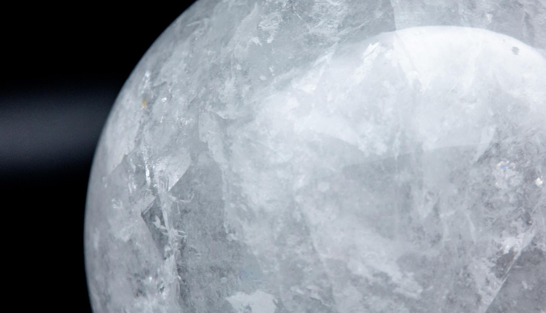 Contemporary Gigantic Rock Crystal Sphere