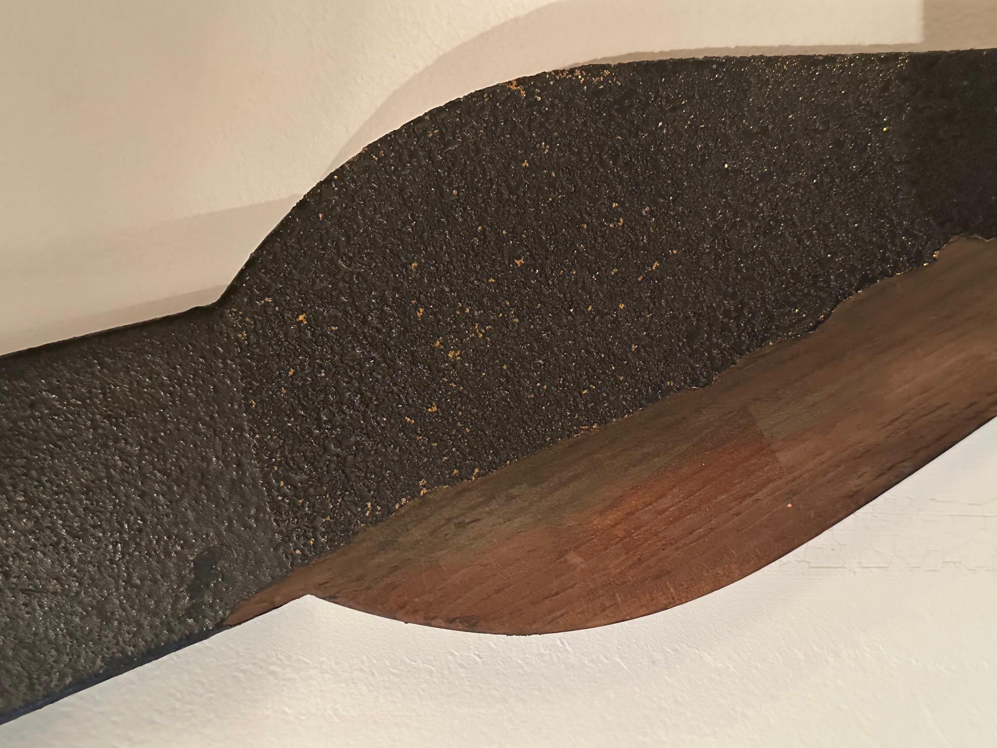 Walnut Gigantic Rustic Found Carved Wooden Clock Tower Hands For Sale