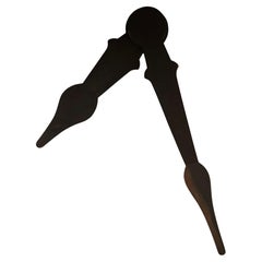 Gigantic Rustic Found Carved Wooden Clock Tower Hands Gigantic Rustic Found Carved Wooden Clock Tower Hands