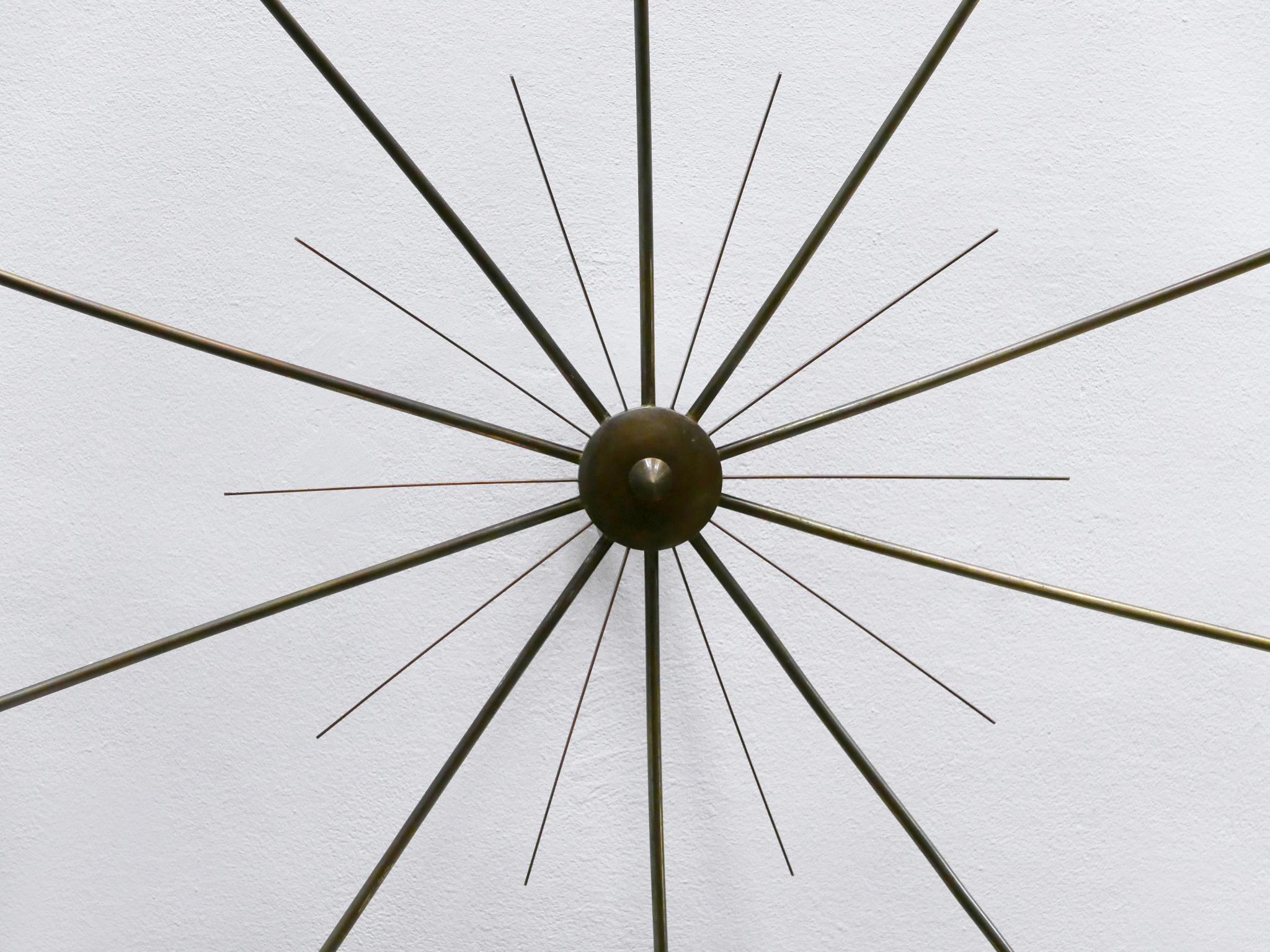 Gigantic Sputnik-Kronleuchter oder Deckenleuchte SUN von J.T. Kalmar, Österreich, 1950er Jahre im Angebot 5
