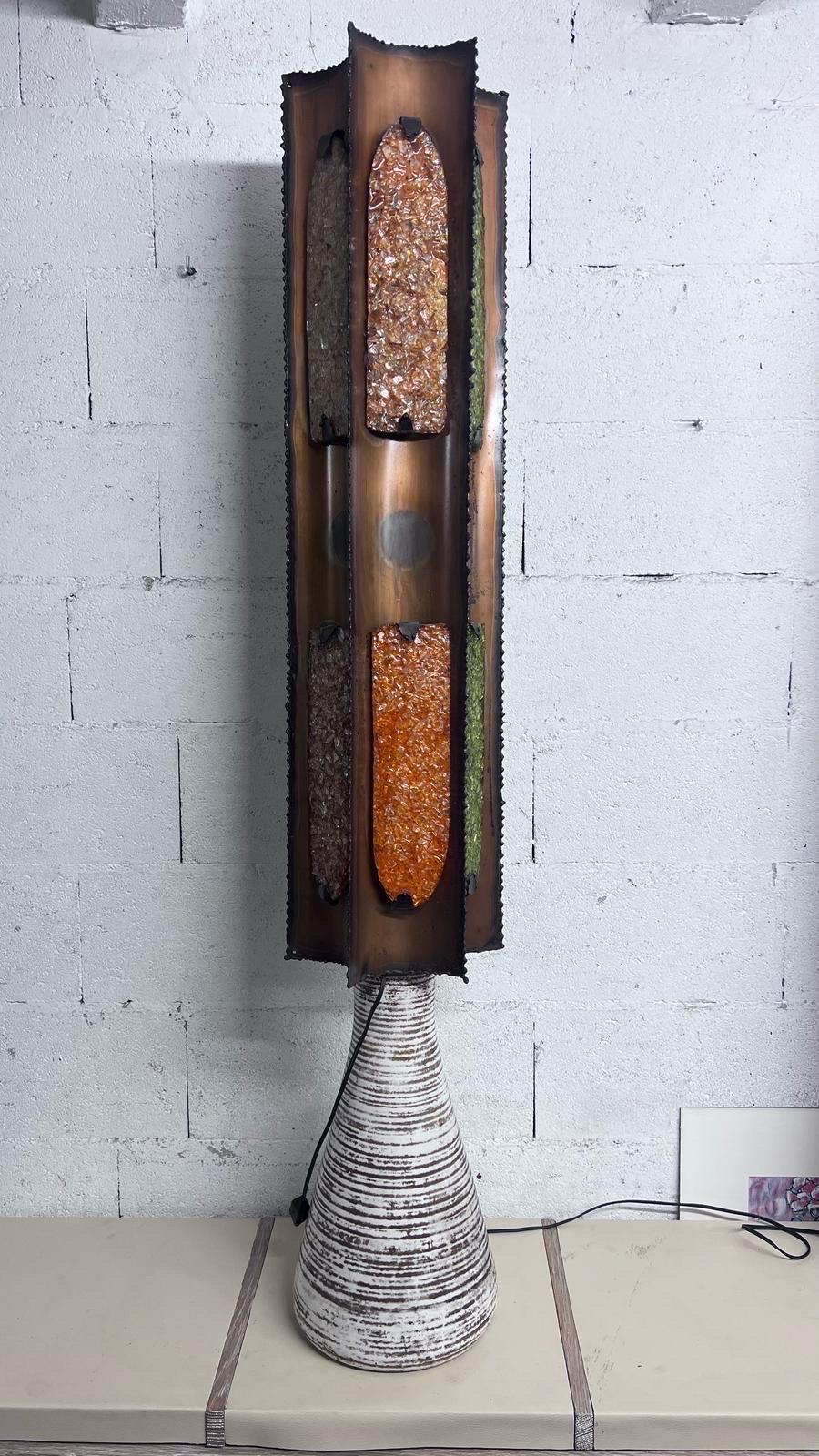 A rare an original Accolay lamp