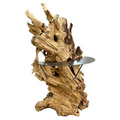 Gigantic Teak Root Stand-Up Bar, Organic Modern, Indonesia, 2022