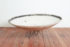 Gigantic Willy Guhl Saucer & Iron Stand