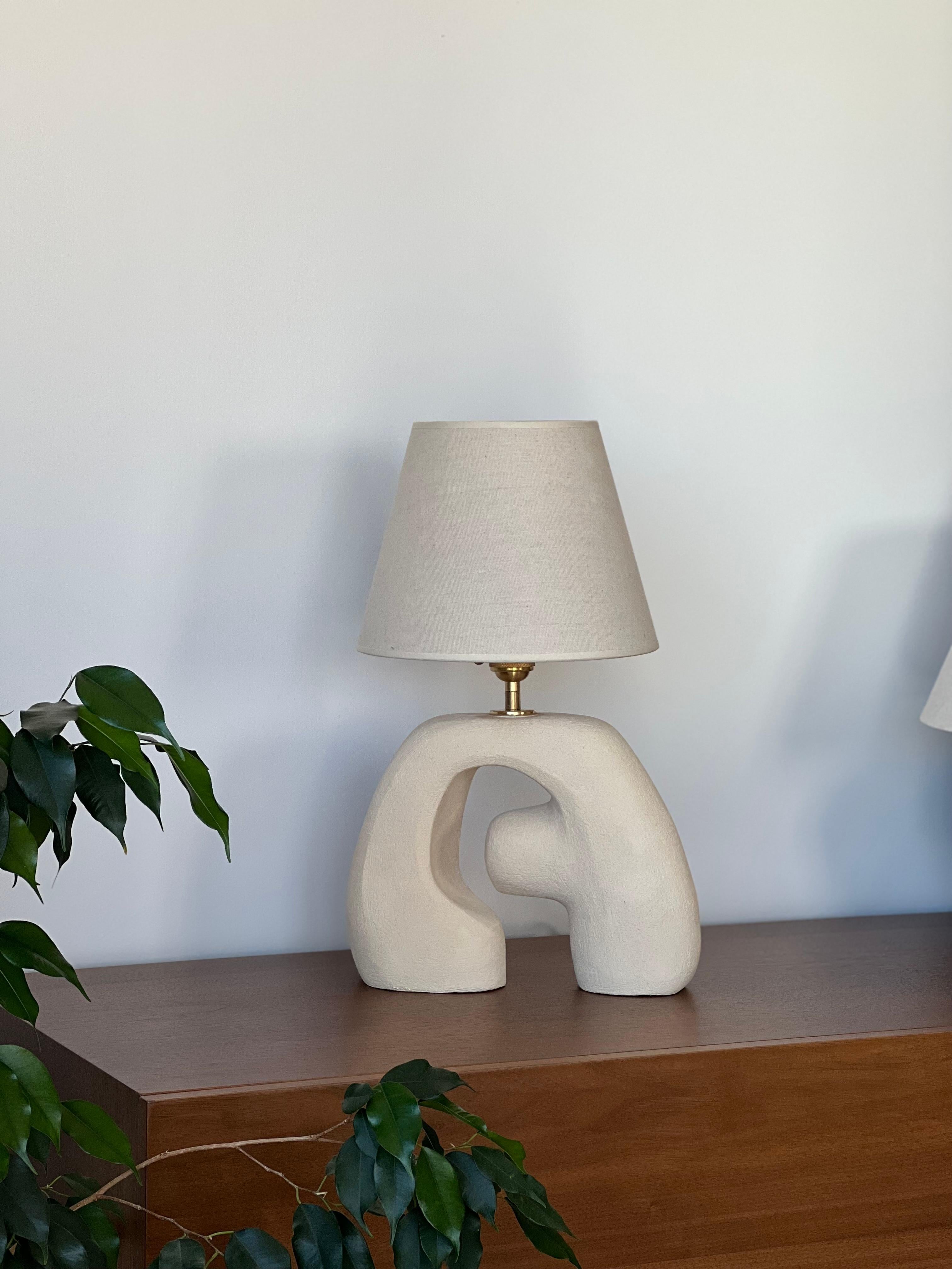 Gigi Beige Lampshade by Güler Elçi In New Condition For Sale In Geneve, CH