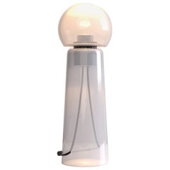 Gigi Fog Translucent White LED Hand Blown Glass Table Lamp by Studio d
Armes